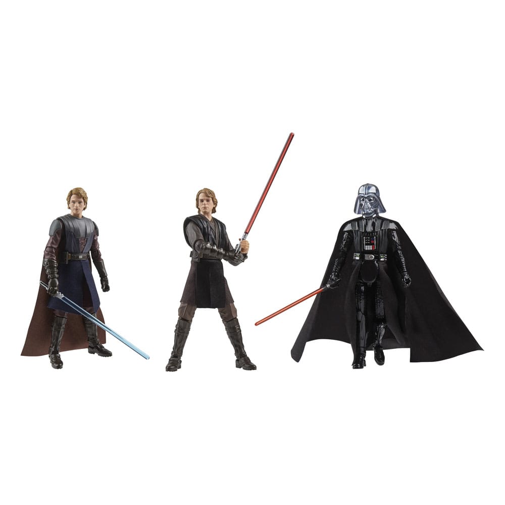 Hasbro Star Wars Vintage Collection akční figurka 3-Pack The Journey of Anakin Skywalker
