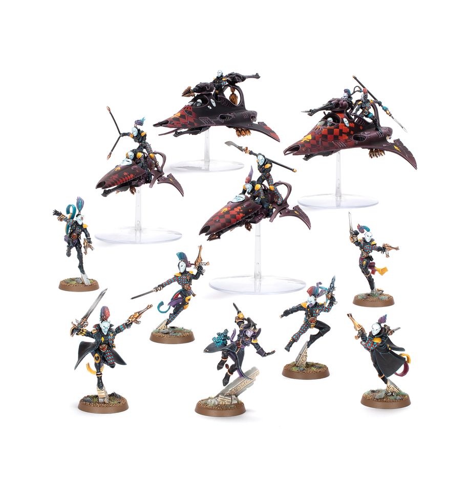 Games Workshop Warhammer 40.000 - minifigurka - Combat Patrol: Harlequins