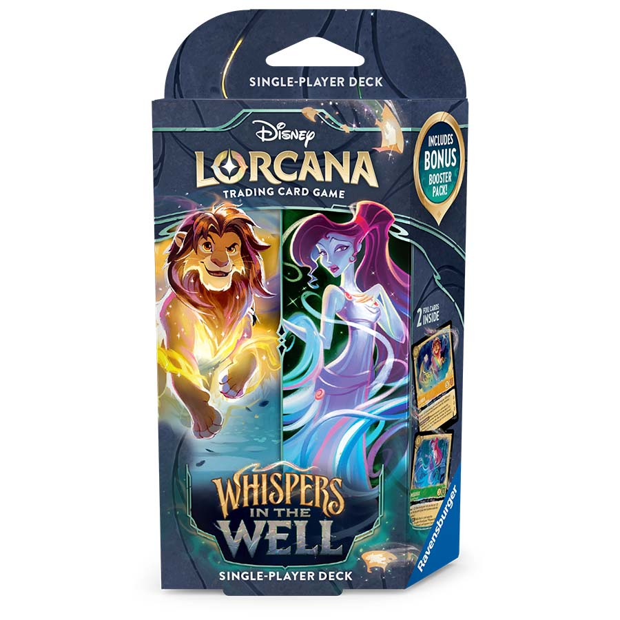 Ravensburger Disney Lorcana: Whispers in the Well – Starter Deck: Simba a Demona (Amber a Emerald)