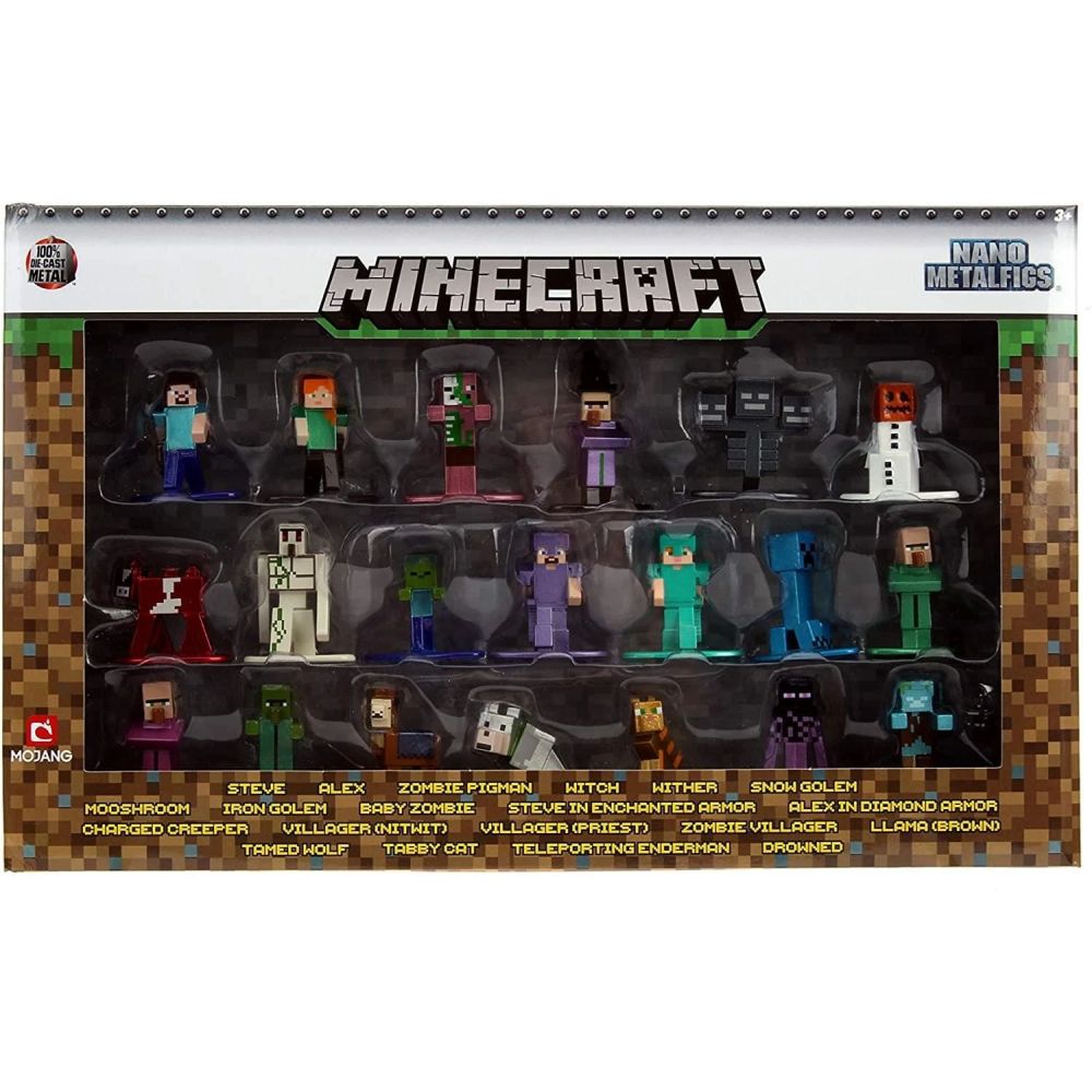 Minecraft - set 20 figurek Metalfigs