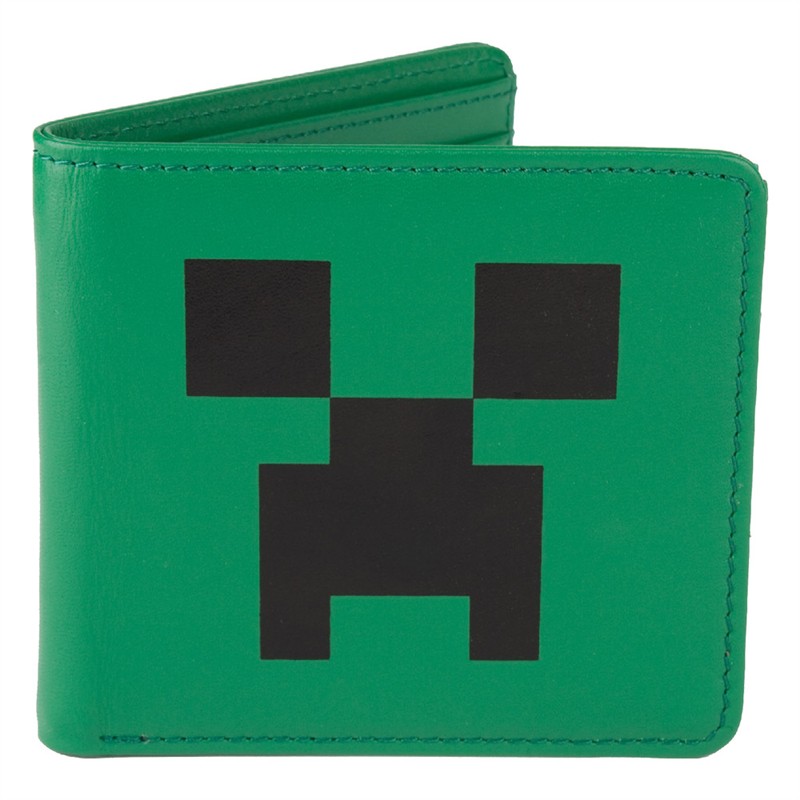 Minecraft Creeper Face kožená peněženka