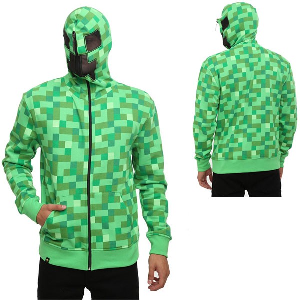 Minecraft mikina - Creeper Premium - pánská
