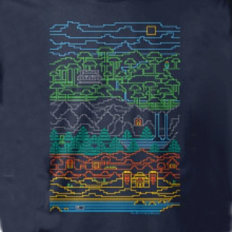 Minecraft tričko - Line