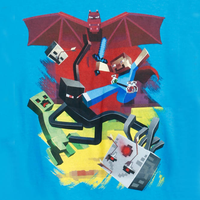 Minecraft tričko - Sam Cube Battle