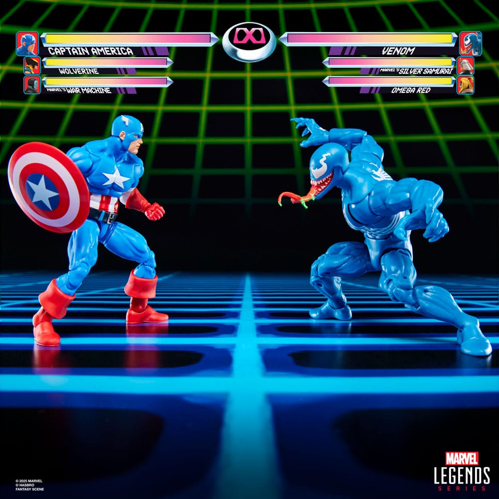 Hasbro Marvel Legends Gamerverse akční figurky 2-Pack Captain America vs. Venom 15 cm