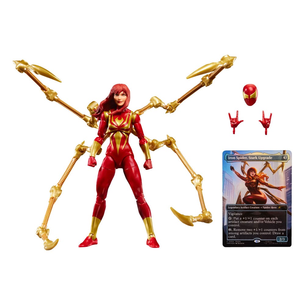 Hasbro Marvel Legends Magic: The Gathering - akční figurka - Mary Jane Watson - Iron Spider (Plus promo karta)