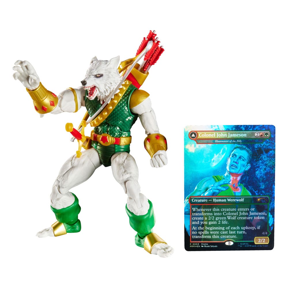 Hasbro Marvel Legends Magic: The Gathering - akční figurka - Man-Wolf (Plus promo karta)