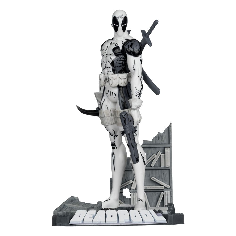 McFarlane Toys Marvel Collection PVC soška 1/10 Deadpool (The New Mutants #98) (Line Art) (Gold Label) 17 cm
