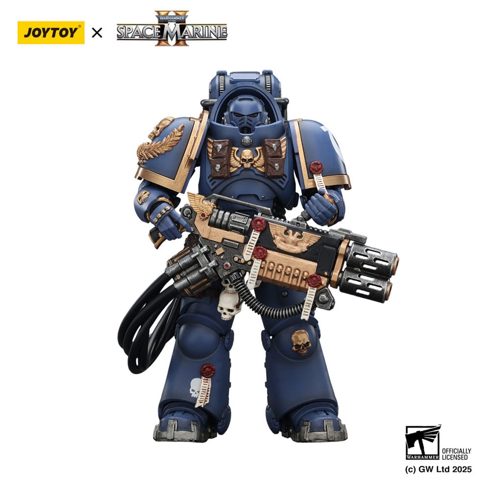 Joy Toy (CN) Warhammer 40,000: Space Marine 2 akční figurka Ultramarines Heavy Artificer Armor with Relic Multi-Melta 13 cm