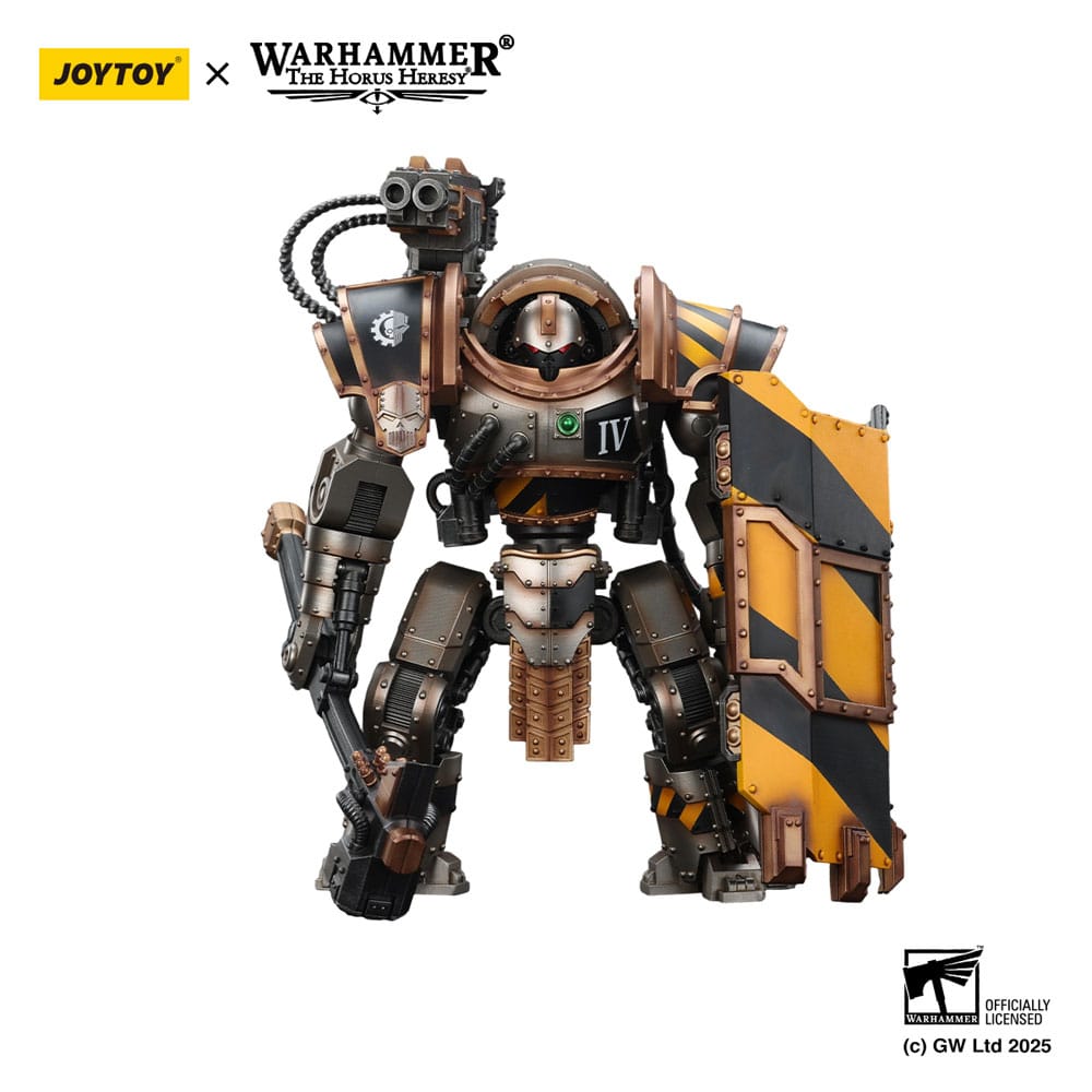 Joy Toy (CN) Warhammer The Horus Heresy akční figurka Iron Warriors Iron Circle Domitar-Ferrum Class Battle-automata with Karceri Battle Shield 24 cm