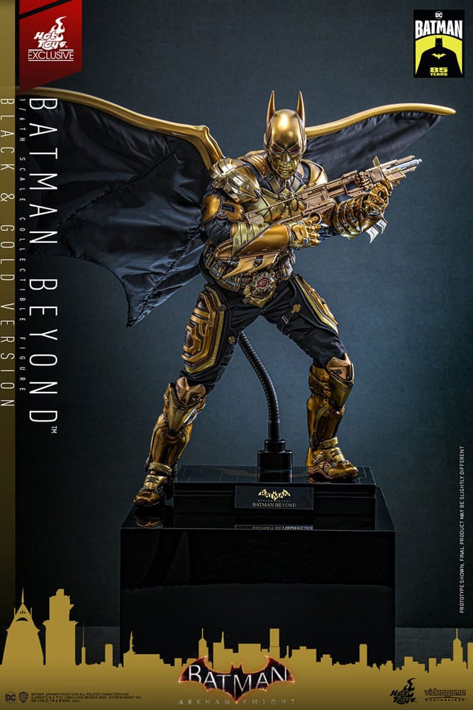 Hot Toys Batman: Arkham Knight Videogame Masterpiece akční figurka 1/6 Batman Beyond (Black & Gold Version) 32 cm