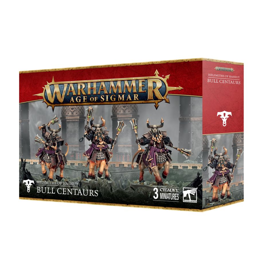 Games Workshop Warhammer: Age of Sigmar - mini figurky - Helsmiths of Hashut - Bull Centaurs