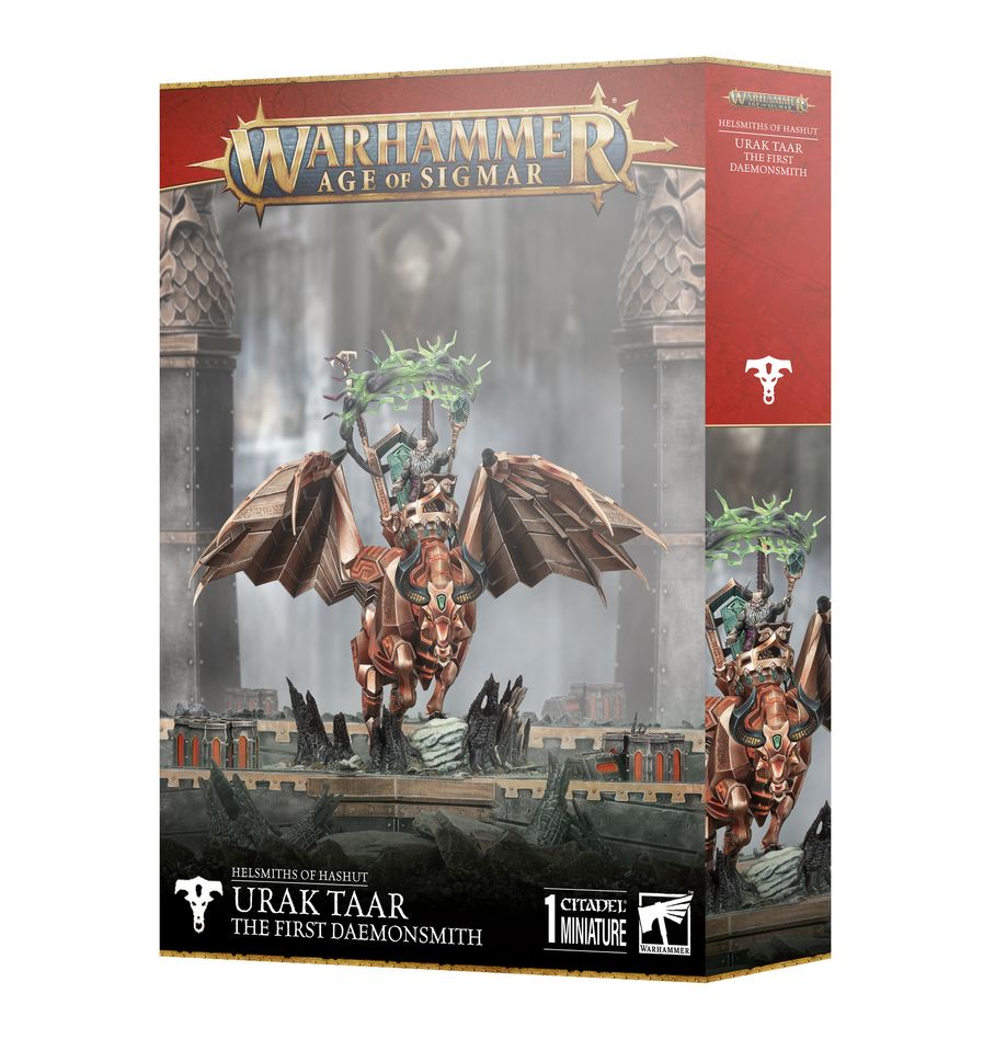 Games Workshop Warhammer: Age of Sigmar - mini figurka - Helsmiths of Hashut - Urak Taar, The First Daemonsmith