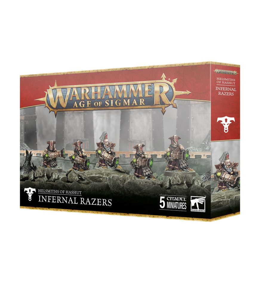 Games Workshop Warhammer: Age of Sigmar - mini figurka - Helsmiths of Hashut - Infernal Razers