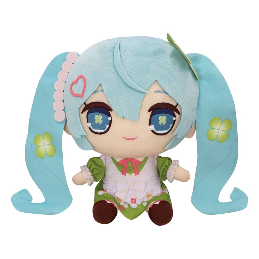 Furyu Hatsune Miku Kyurumaru Big plyšák Clover 26 cm