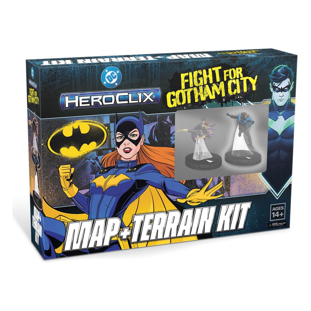 WizKids Dc Comics HeroClix: Fight for Gotham City Map and Terrain Kit