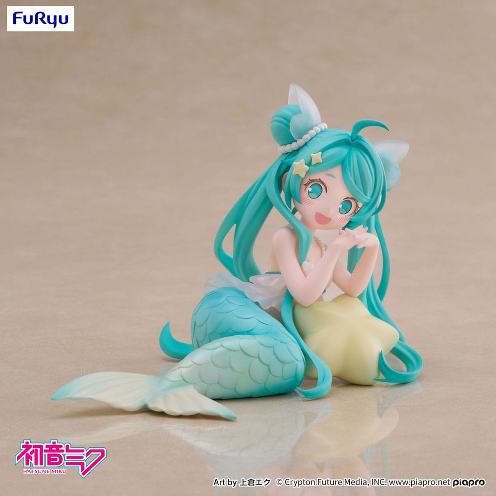 Furyu Hatsune Miku Desktop Fairy PVC soška Hatsune Miku Mermaid princess Ver. 9 cm