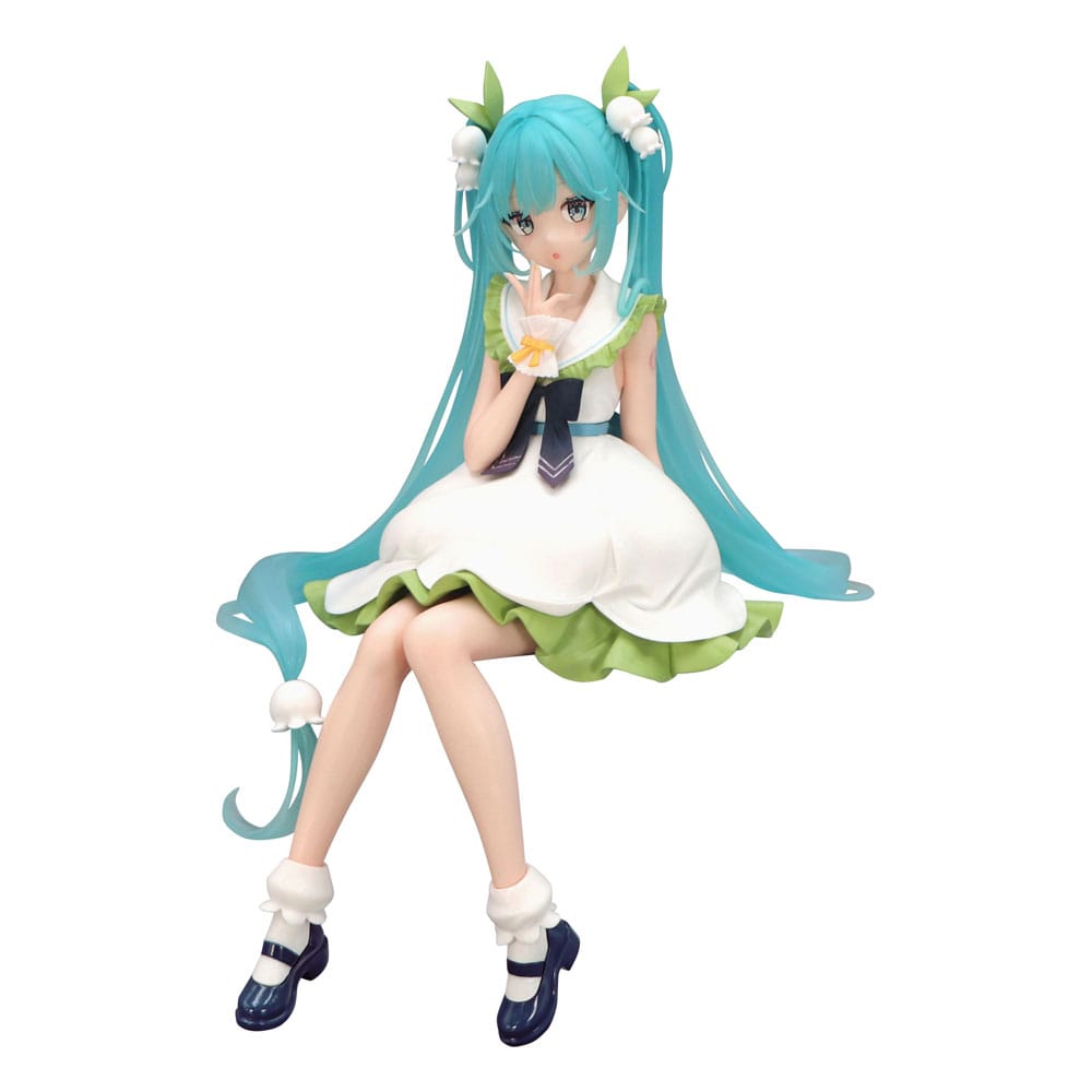 Furyu Hatsune Miku Noodle Stopper PVC soška Flower Fairy Lily of the Valley 14 cm