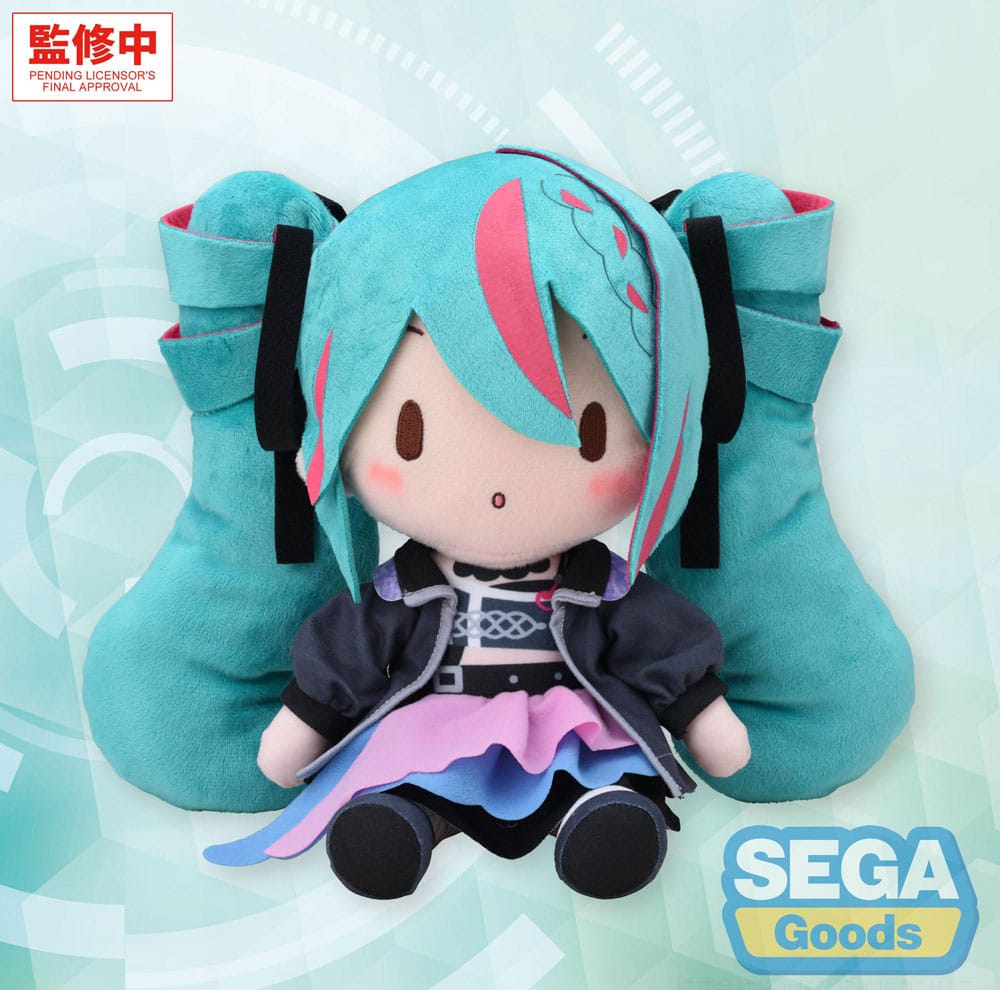 Sega Character Vocal Series 01: Hatsune Miku Fuwa Petit plyšák Hatsune Miku Punk! M 22 cm