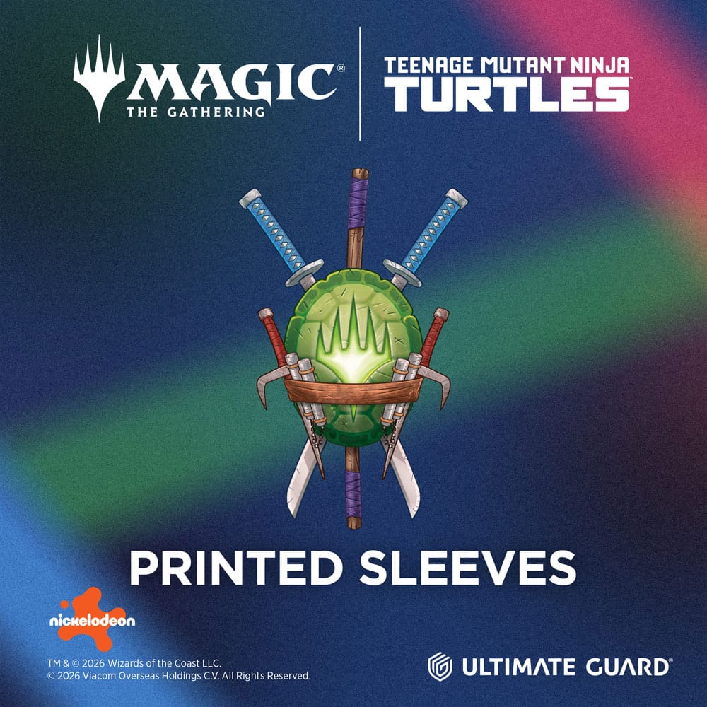 Ultimate Guard Art Sleeves Magic: The Gathering | Teenage Mutant Ninja Turtles - Turtle Planeswalker Symbol