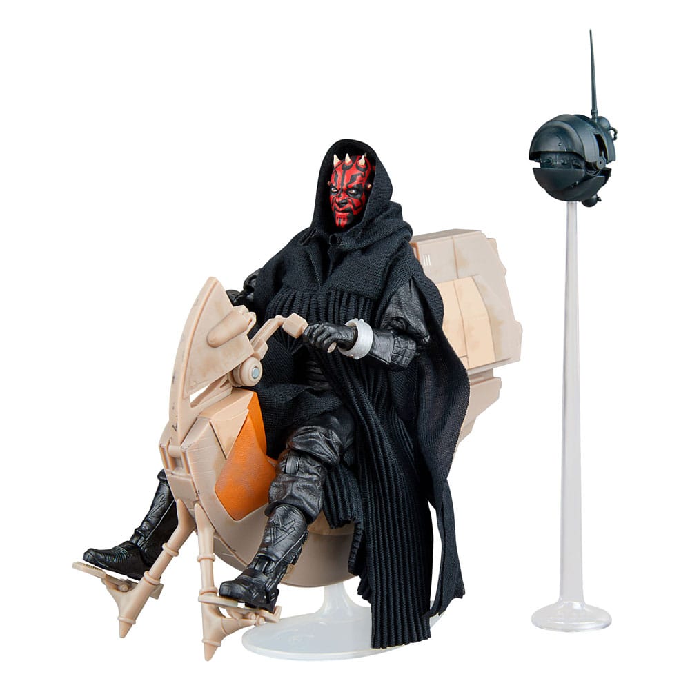 Hasbro Star Wars Episode I Black Series Vehicle with Action Figure Darth Maul & Sith Speeder 25th Anniversary