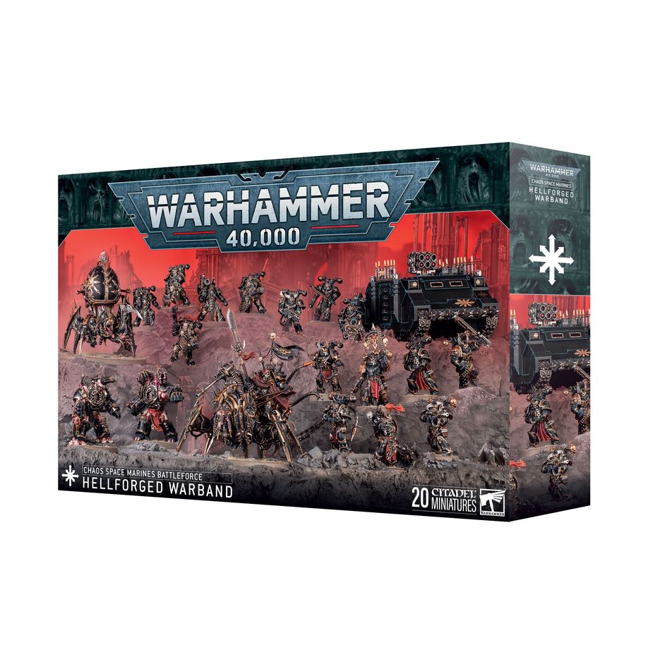 Games Workshop Warhammer 40.000 - Chaos Space Marines Battleforce: Hellforged Warband