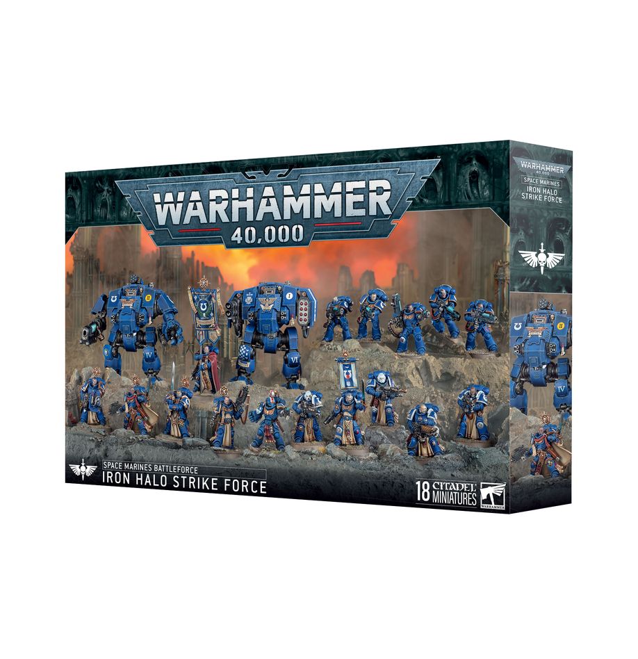 Games Workshop Warhammer 40.000 - Space Marines Battleforce: Iron Halo Strike Force