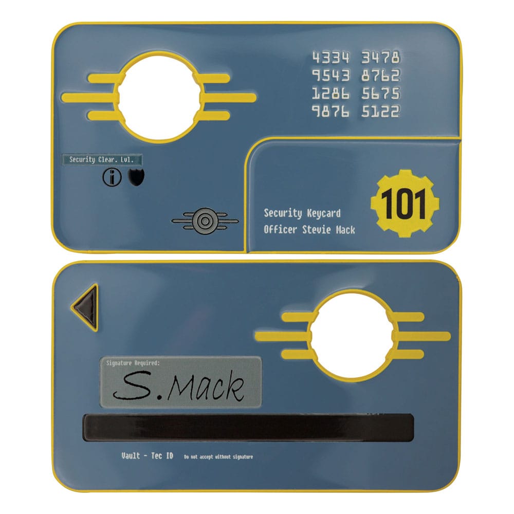 FaNaTtiK Fallout 3 Replica Vault 101 Security Keycard Limited Edition