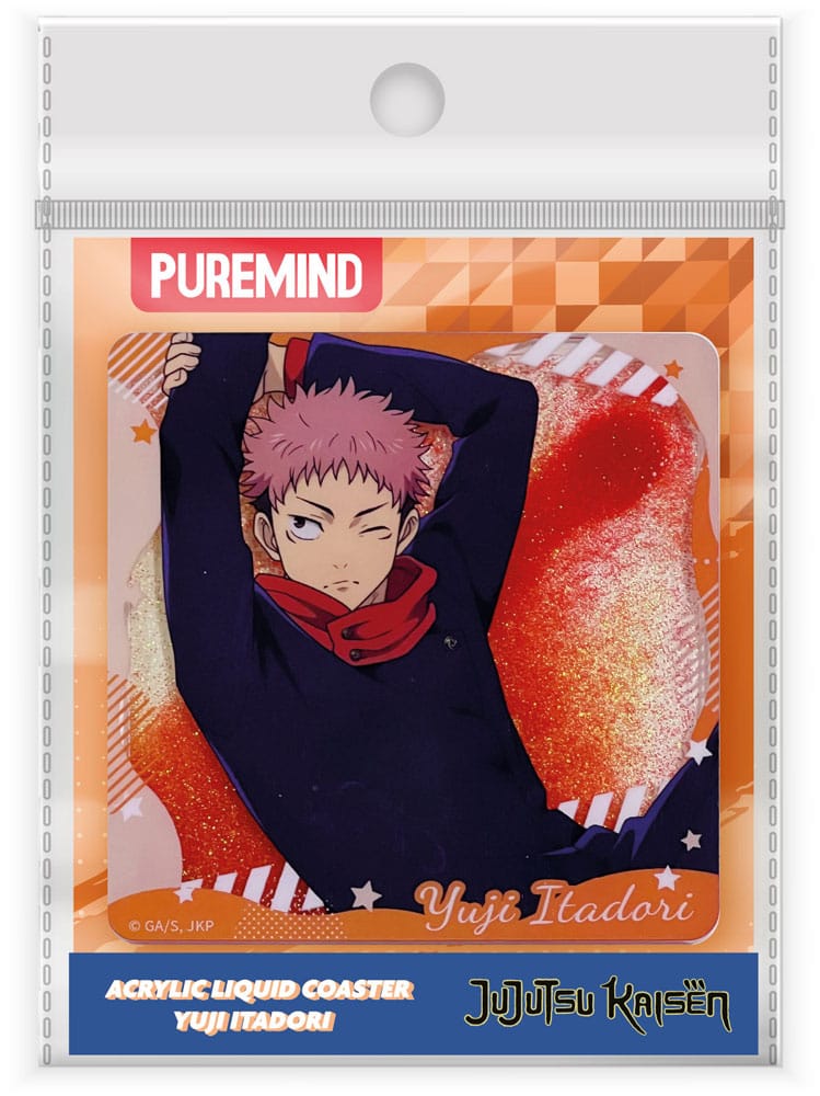 Puremind Jujutsu Kaisen Acrylic Liquid Coaster Itadori