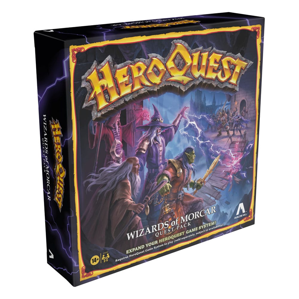 Hasbro HeroQuest Board Game Expansion Wizards of Morcar Quest Pack - EN