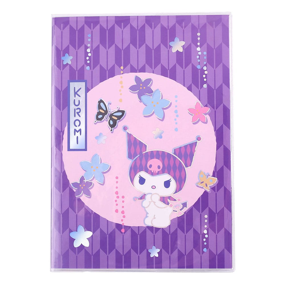 Sakami Merchandise Sanrio zápisník Kuromi Japanese Holographic Checkered