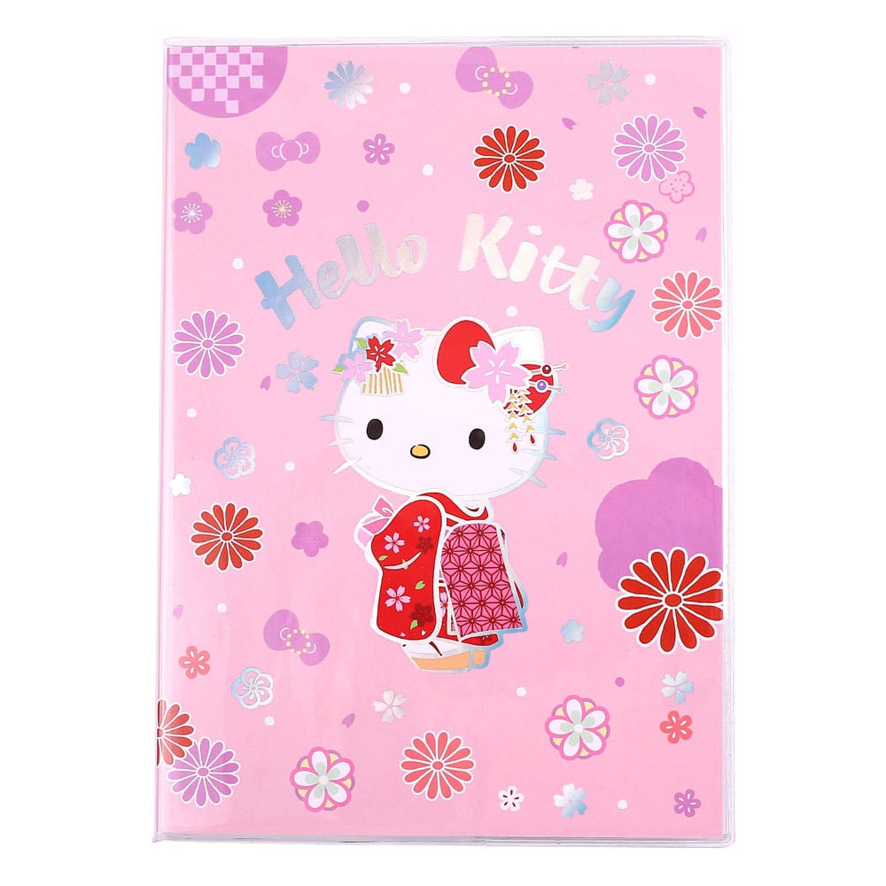 Sakami Merchandise Sanrio zápisník Hello Kitty Kimono Holographic Checkered