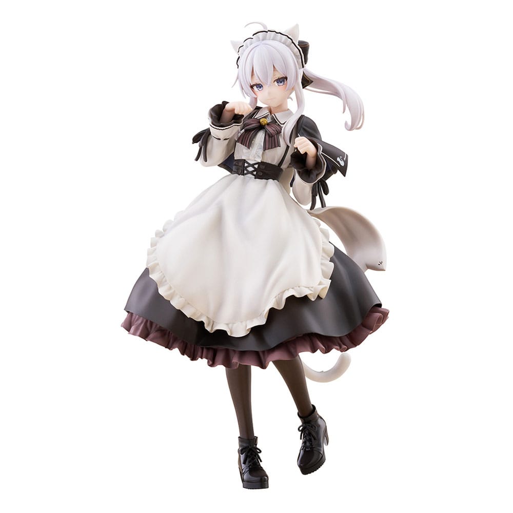 Furyu Wandering Witch: The Journey of Elaina F:NEX PVC soška 1/7 Elaina Maid costume with cat ears Ver. 24 cm
