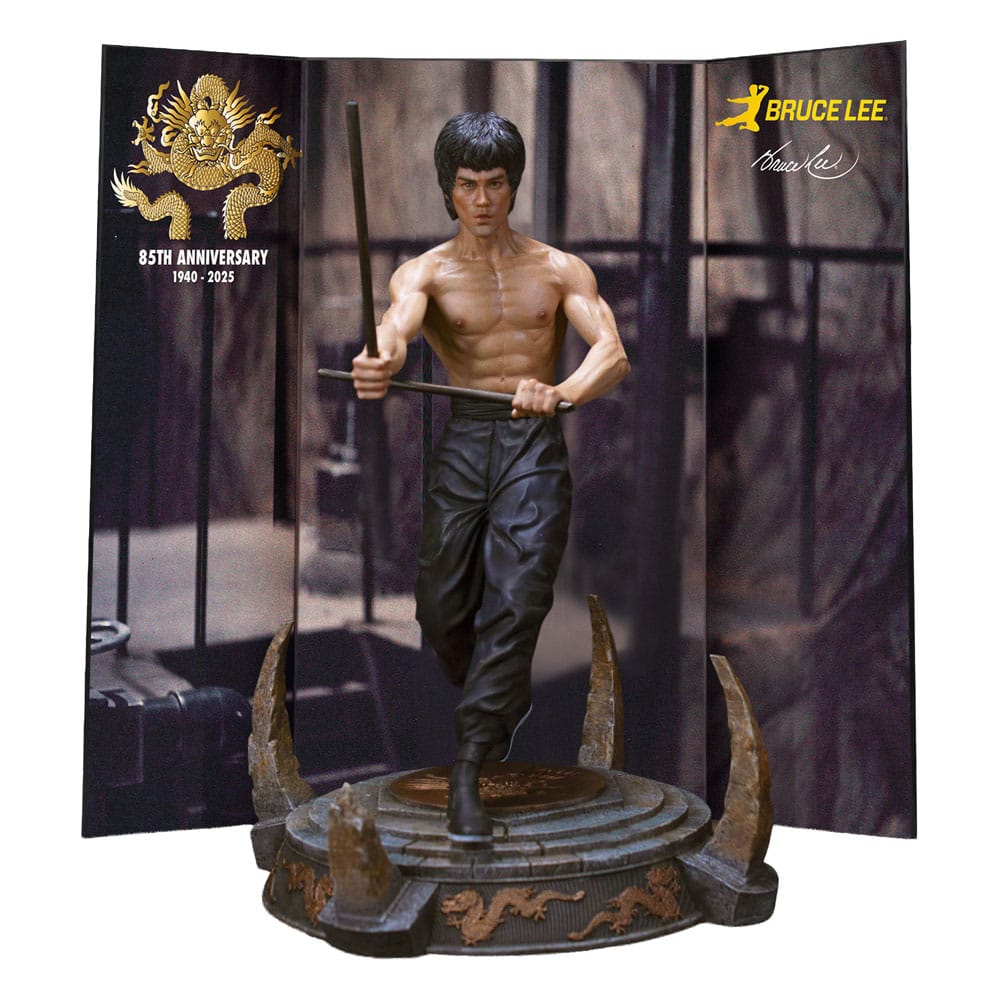 Star Ace Toys Enter the Dragon Movie soška 1/6 Bruce Lee Kali Sticks Fight Deluxe Basement Version 30 cm
