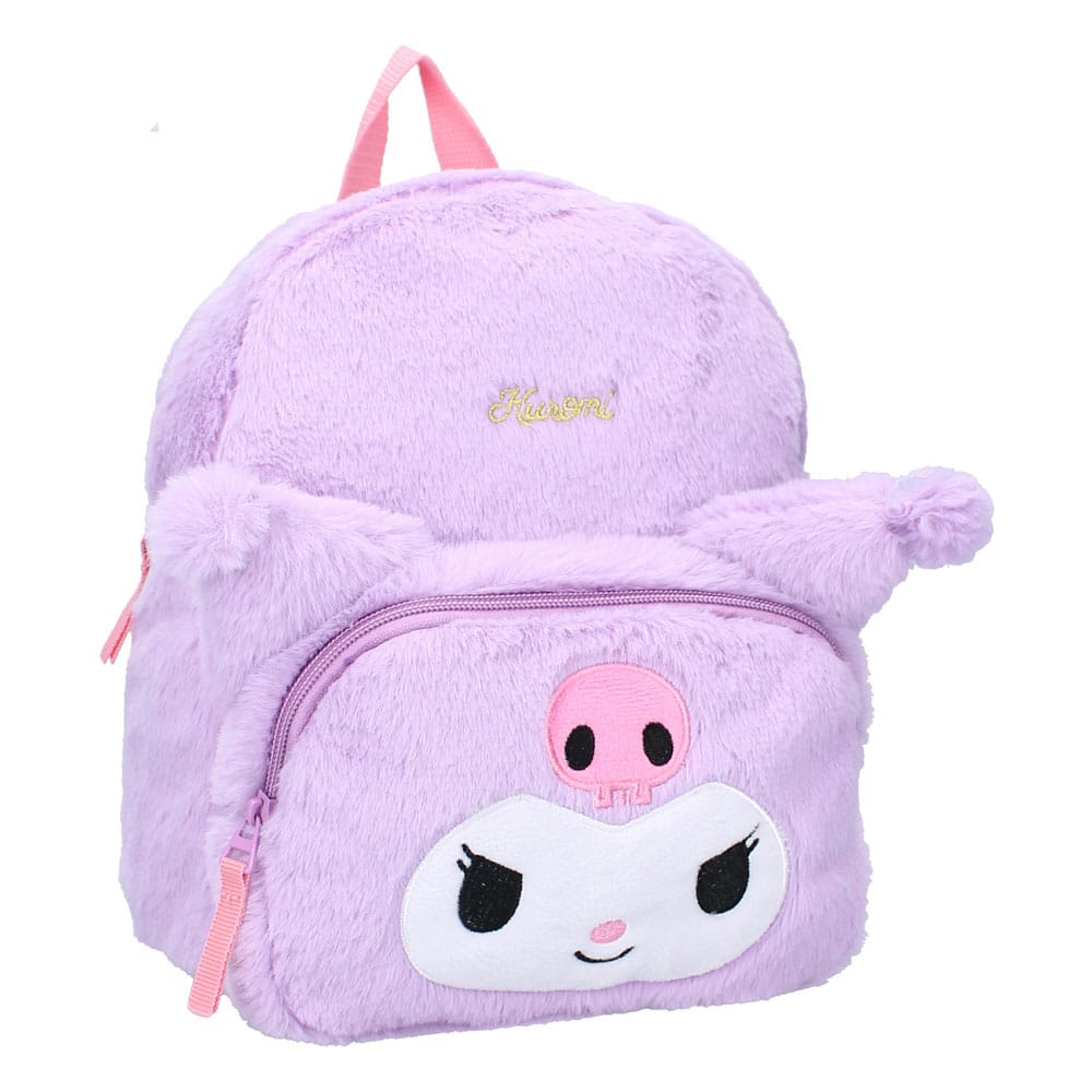 Vadobag Sanrio batoh Kuromil Fluffy Festival Purple 26 cm