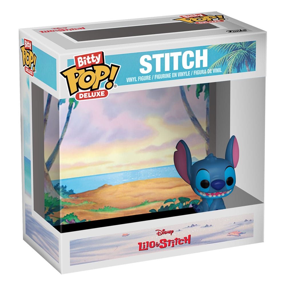 Funko Disney Bitty POP! Deluxe Vinyl Figure Stitch(Beach) Display (12) 2,5 cm