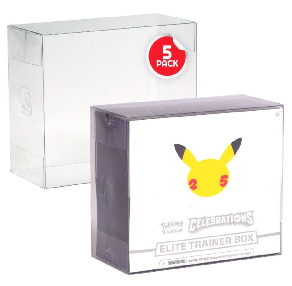 Evoretro PET Protectors 5-Pack na Booster Boxes / Elite Trainer Boxes Ver. 2