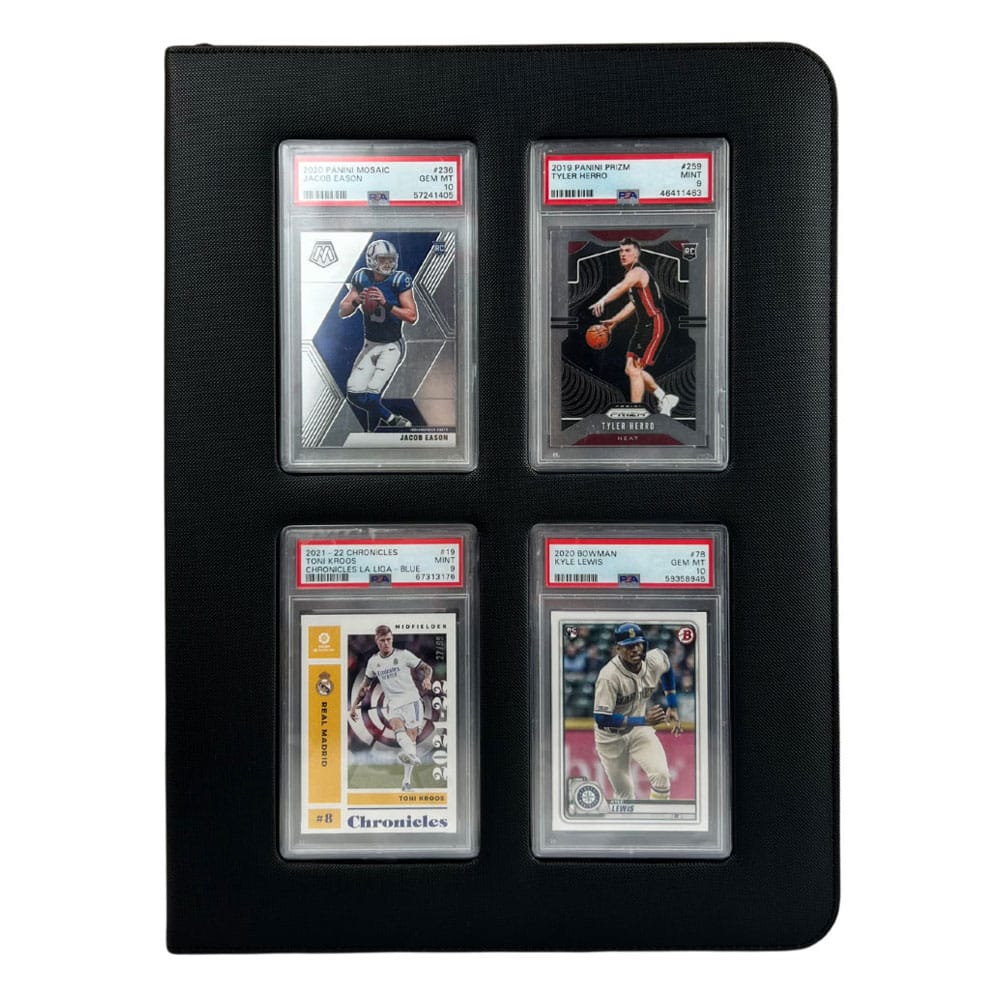 Evoretro Premium Card Slab album s průhledným oknem - černé