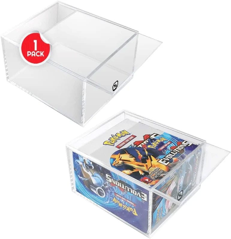 Evoretro akrylový kryt na Booster Boxes / Elite Trainer Boxes Ver. 1 Sliding Lid