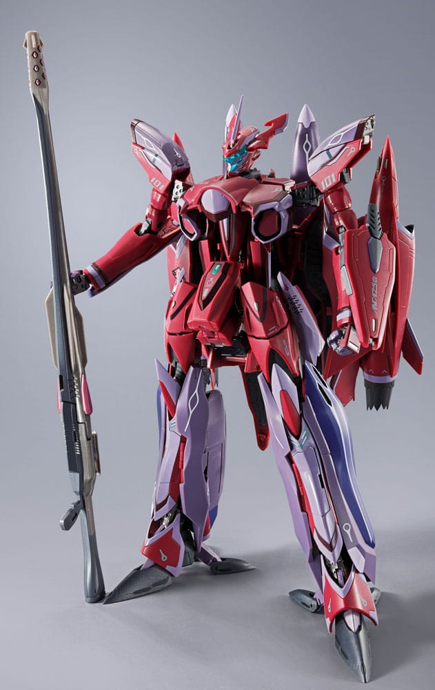 Bandai Tamashii Nations Macross Frontier DX Chogokin Action Figure VF-27 Gamma SP Super Lucifer Valkyrie Brera Sterne use Revival Ver. 25 cm