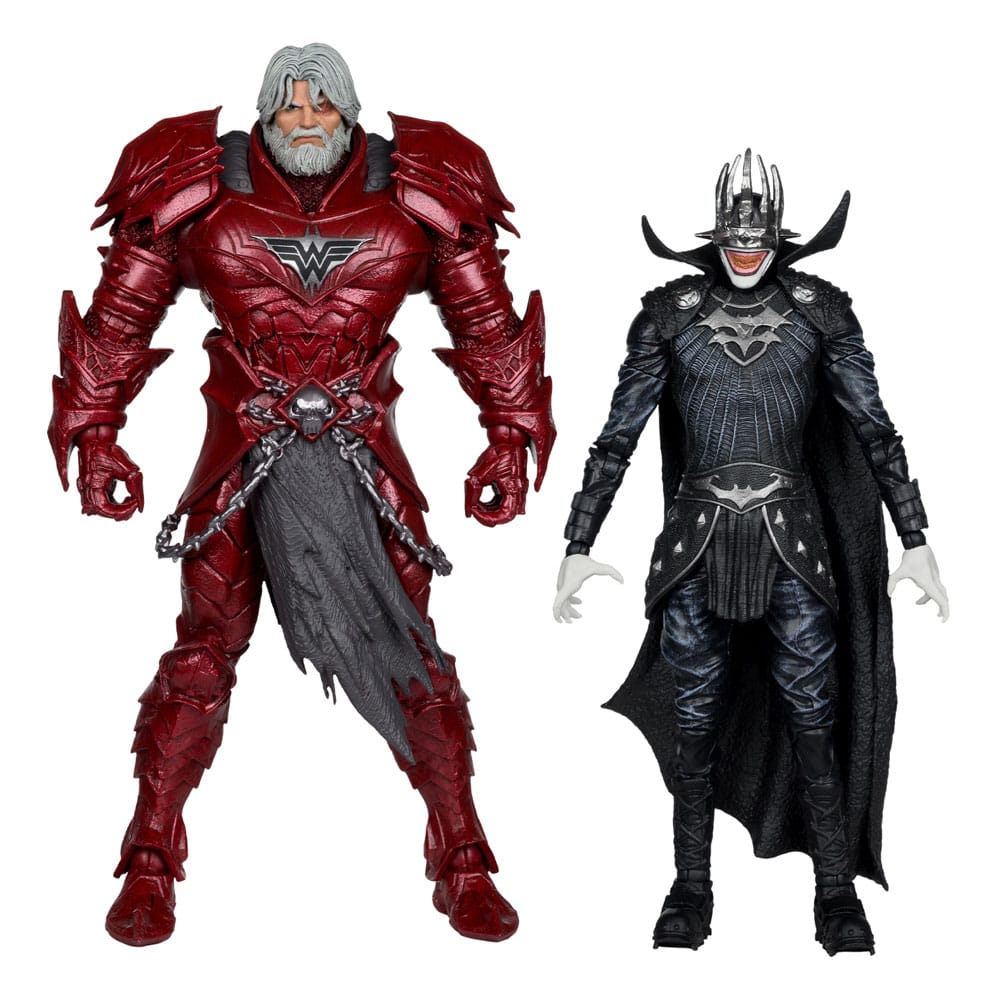 McFarlane Toys DC Multiverse McFarlane Collector Edition akční figurky 2-Pack #04 Batman who laughs (Knight Armor) & Merciless (Dark Multiverse) 18 cm