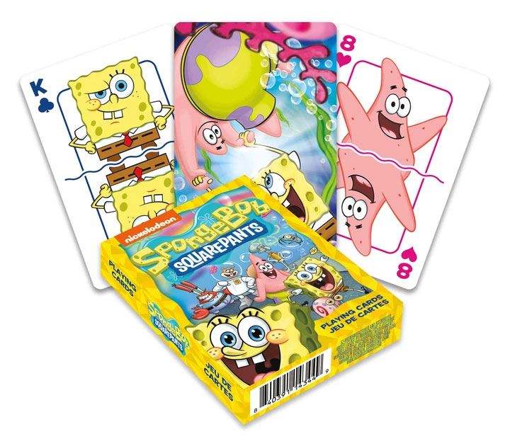 Aquarius SpongeBob Playing Cards Cast