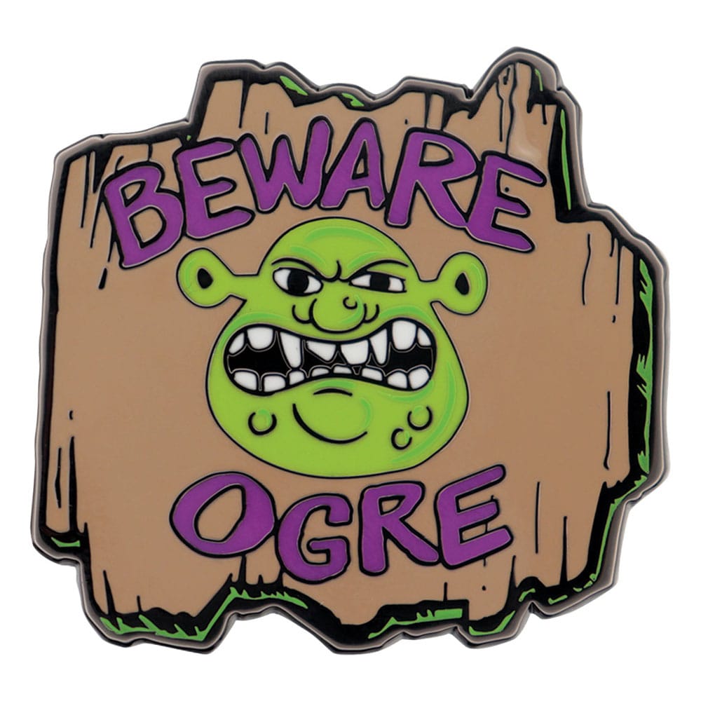 FaNaTtiK Shrek Pin Badge Beware Ogre Limited Edition