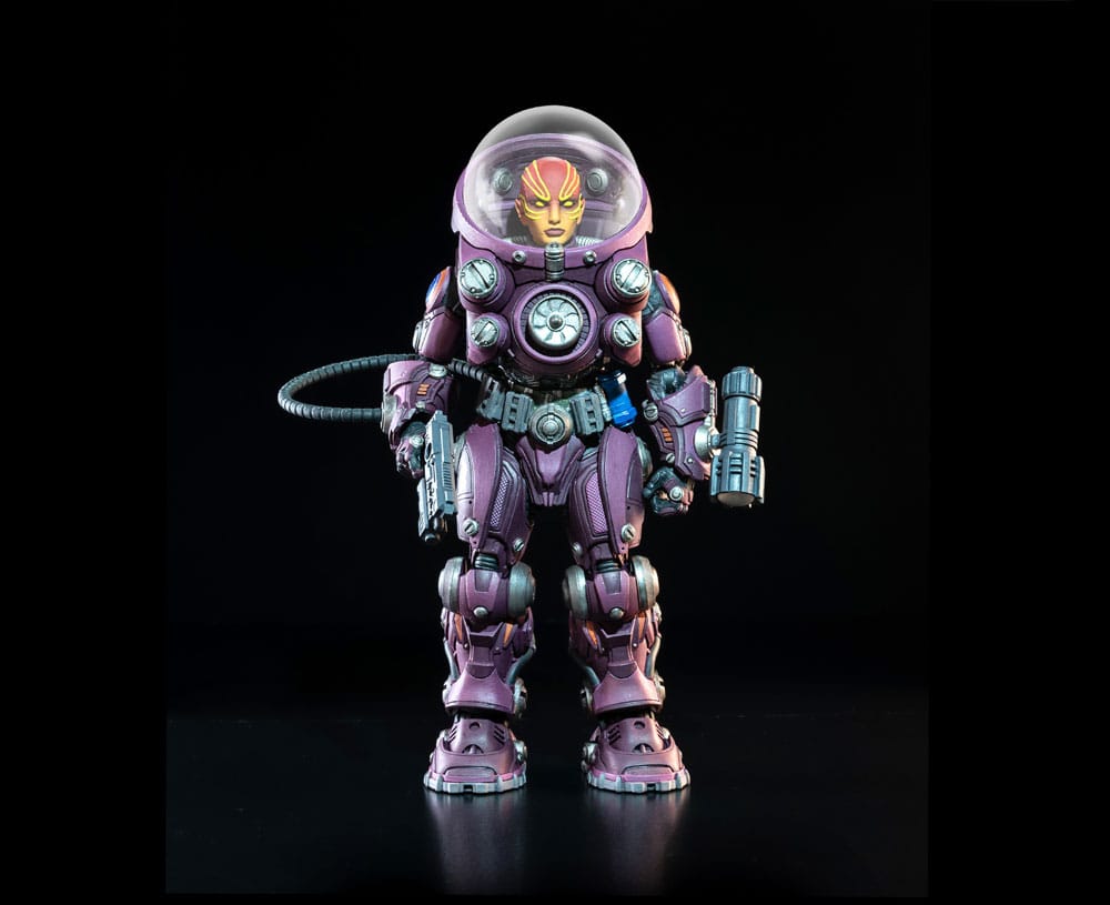 Four Horsemen Toy Design Cosmic Legions: OxKrewe Book One Thraxxon Actionfigur Uularia Speer (Deluxe)