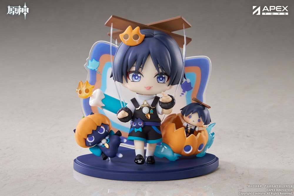 APEX Genshin Impact You Ye Qi Xiang Series Chibi Chara PVC soška Wanderer 10 cm