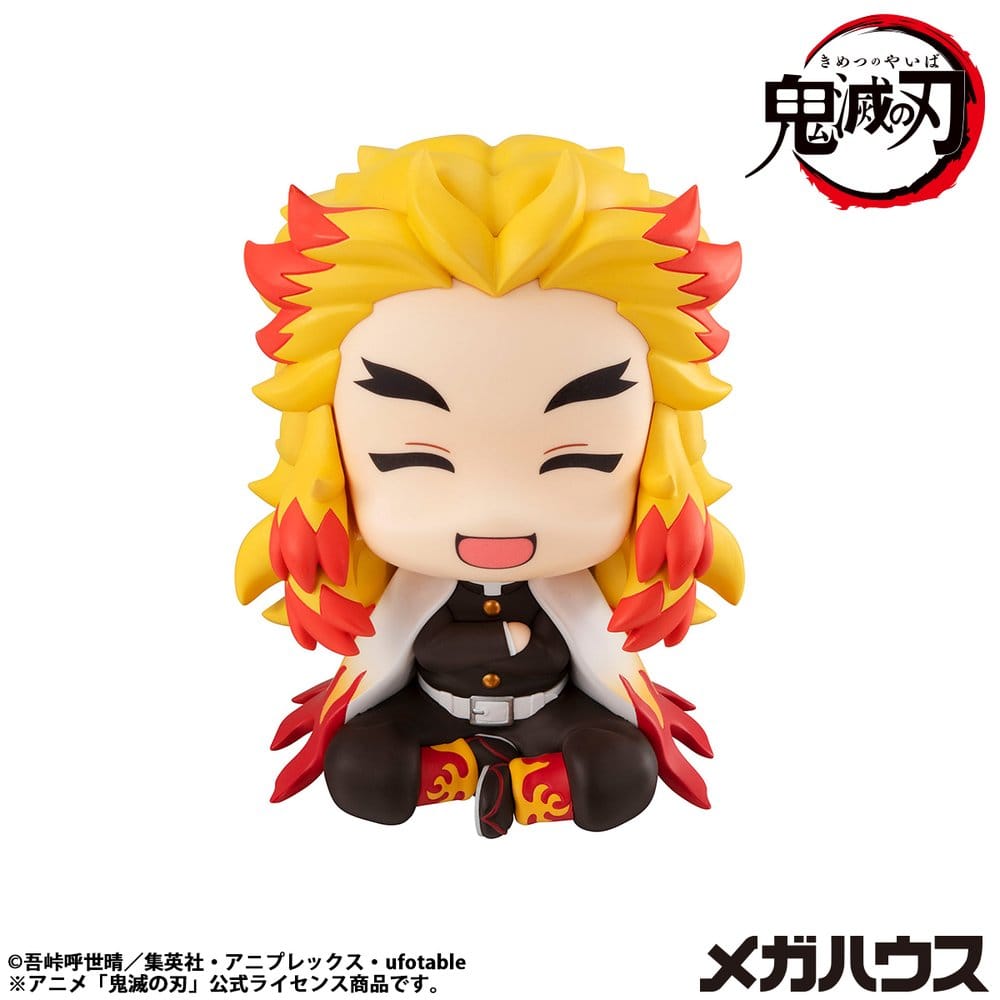 Megahouse Demon Slayer: Kimetsu no Yaiba Look Up PVC soška Rengoku Kyoujurou Smile Ver. 11 cm