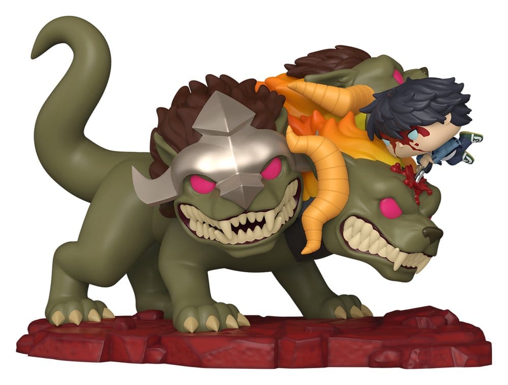 Funko Solo Leveling POP! Deluxe vinylová figurka Jinwoo Vs Cerberus 9 cm