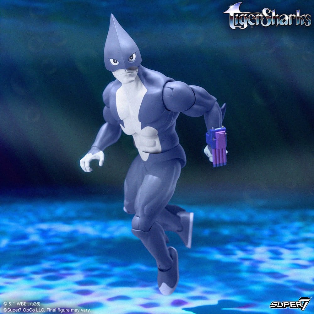 Super7 TigerSharks Ultimates Wave 01 akční figurka Mako (Hybrid) 18 cm