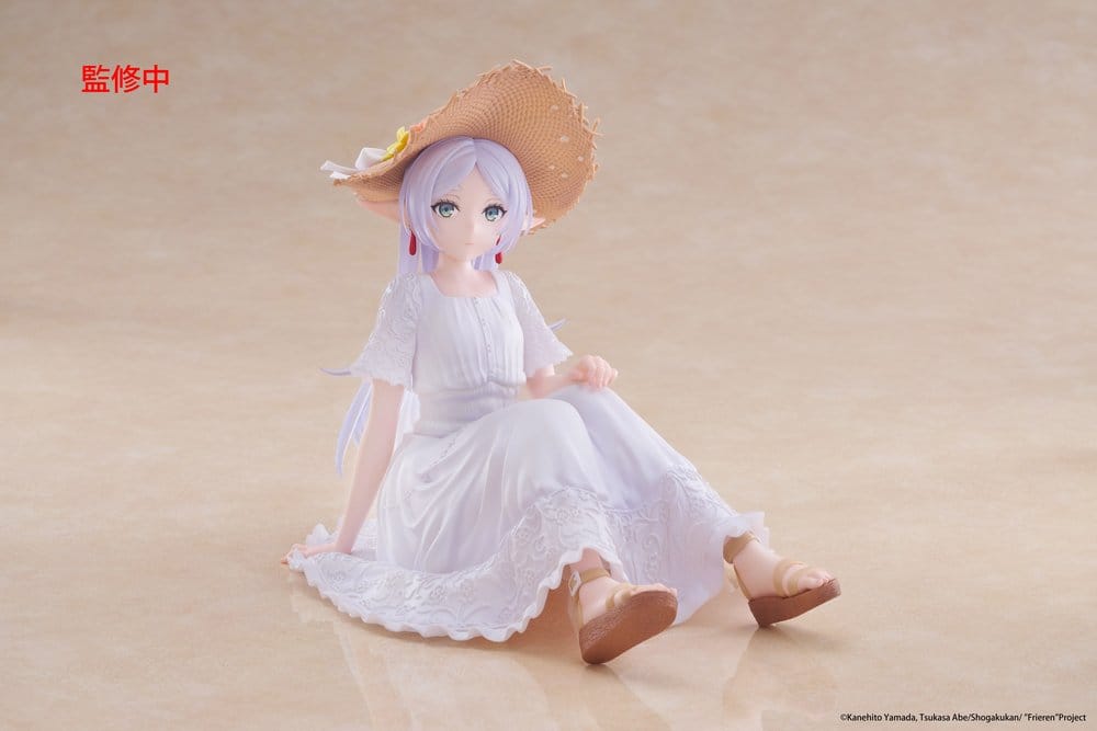 Taito Prize Frieren: Beyond Journey's End PVC soška Desktop Cute Figure Frieren Summer Dress Ver. 13 cm
