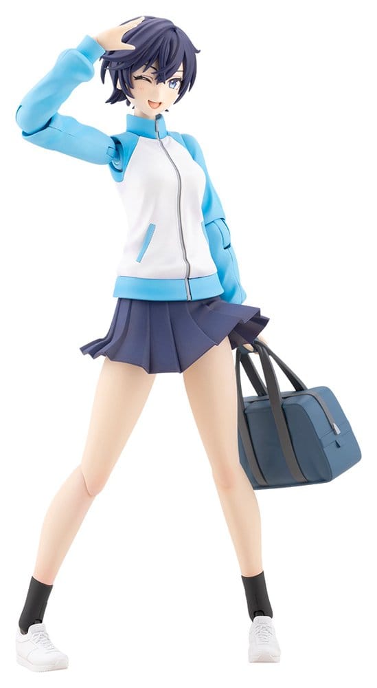 Kotobukiya Sousai Shojo Teien Plastic Model Kit 1/10 Rui Saotome Touhou High School Tracksuit 16 cm